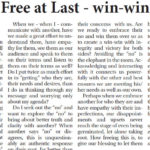 Free At Last – Win, Win